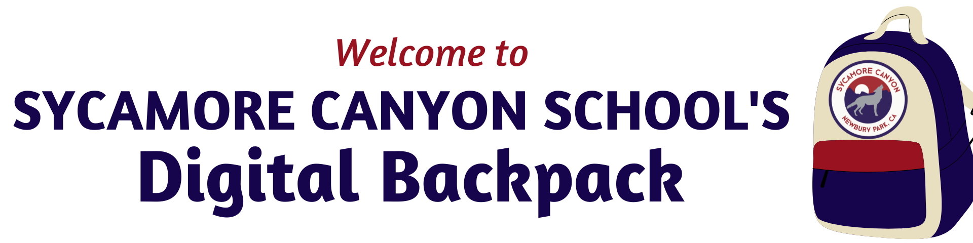 Welcome to Sycamore Canyon School's Digital Backpack